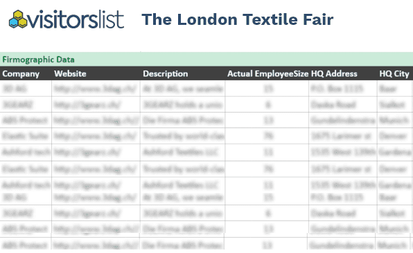 London Textile Fair