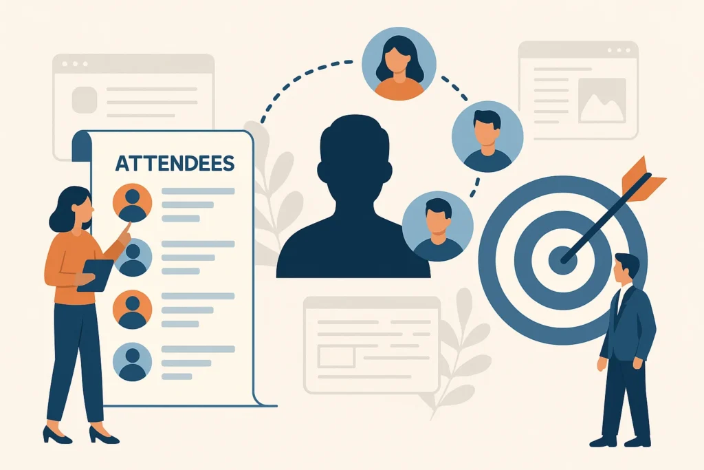 How to Leverage Attendees Lists for Lead Gen
