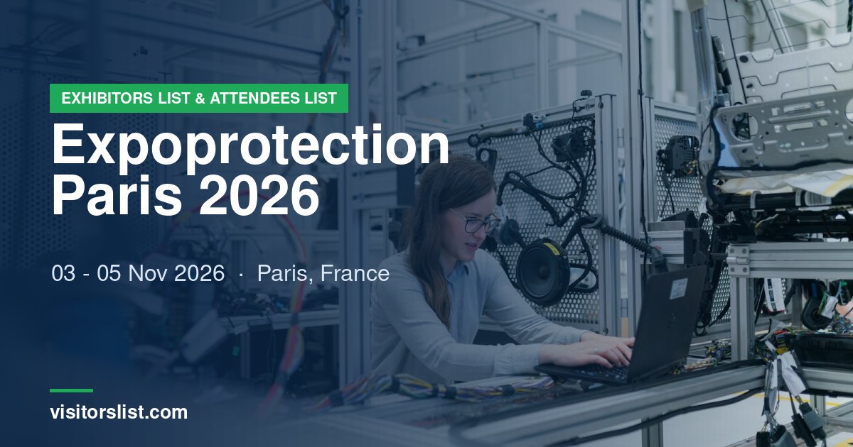 Expoprotection Paris 2026 Exhibitors List & Attendees List